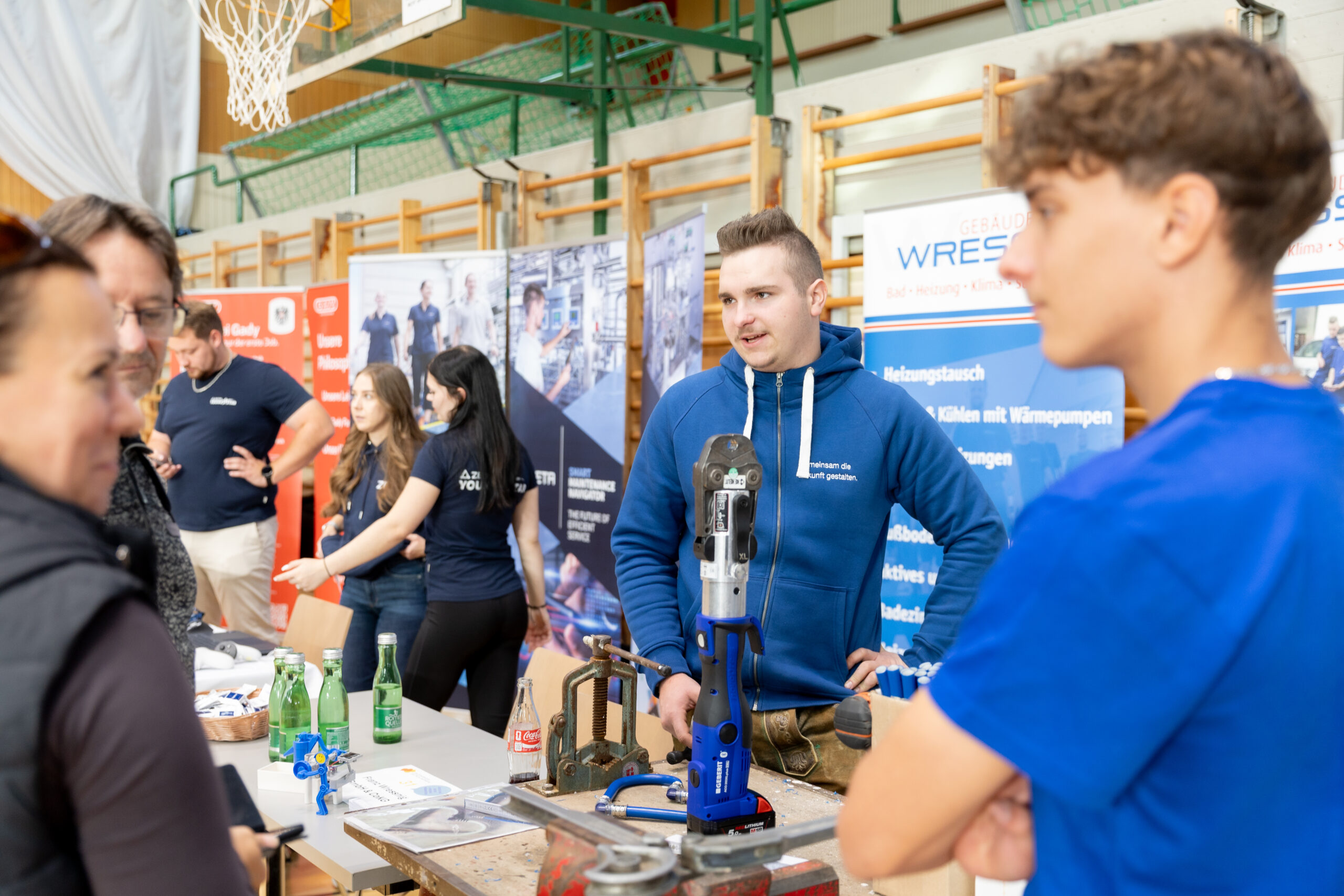 Beratung am Messestand