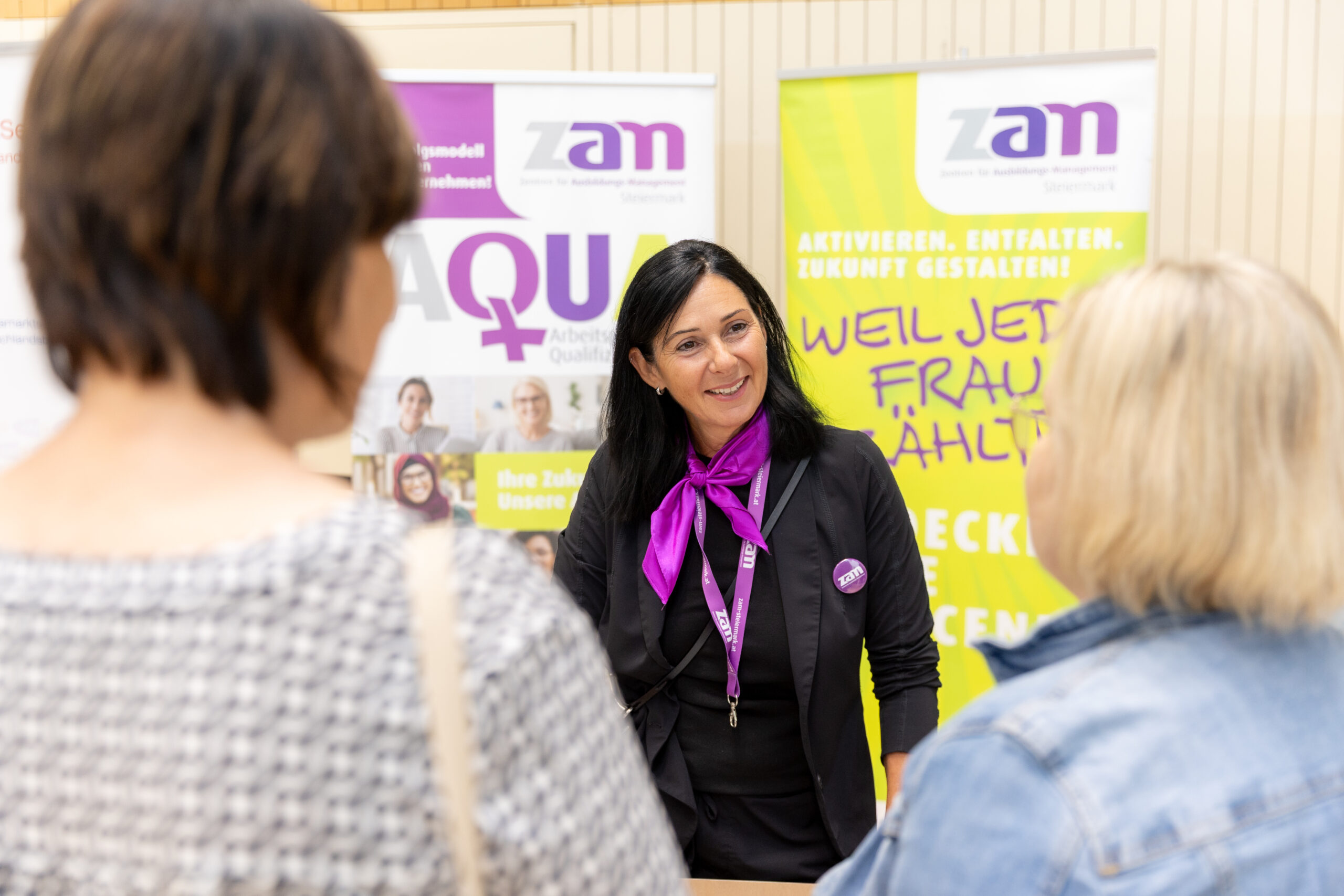 Beratung am Messestand
