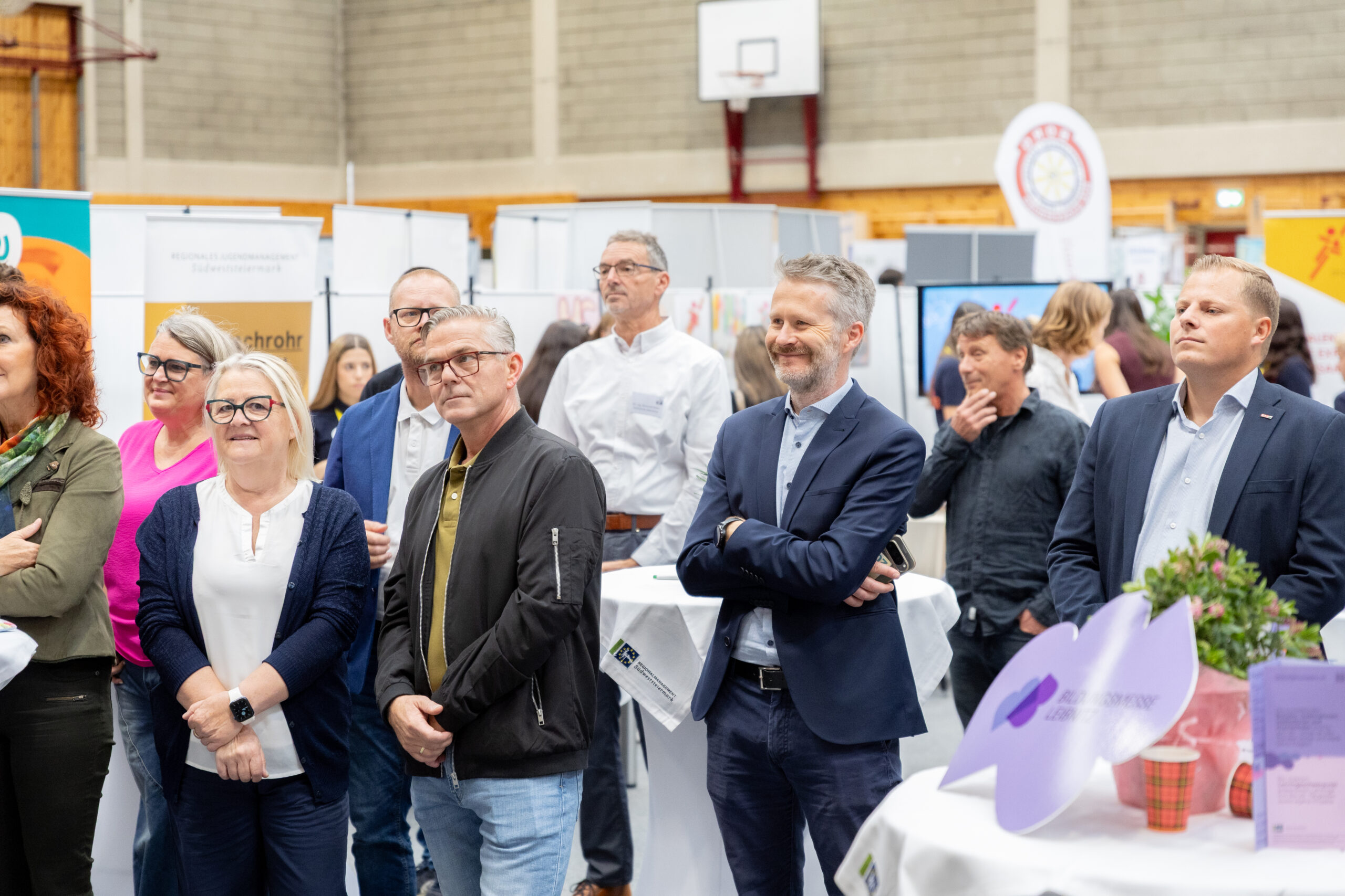 Zuschauer bei der Eröffnung
